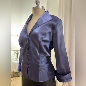 J.R. Nites by Caliendo VTG Purple Jacket, EUC, Size 16